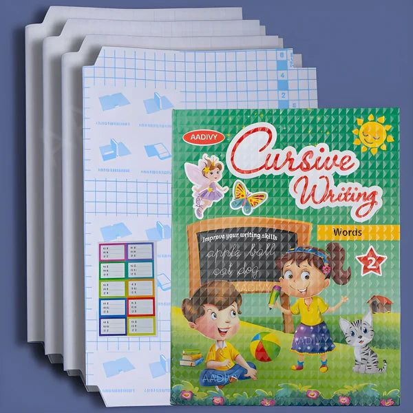 Self-Adhesive Waterproof & Transparent Book Covers - 3 Different Size ( 9 FREE Book Labels )