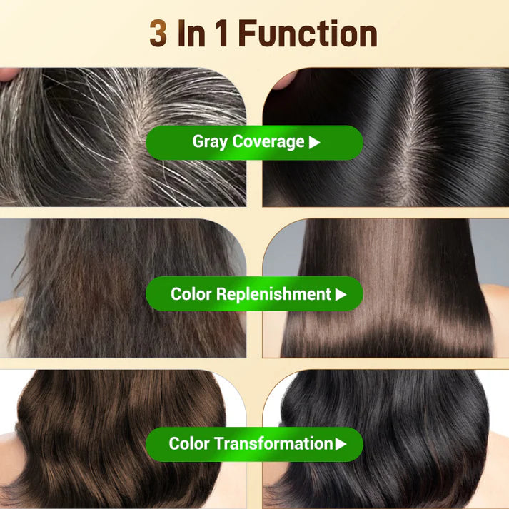 Nourishing Plant-Based Hair Color Dye Shampoo  (BUY 1 GET 1 FREE)