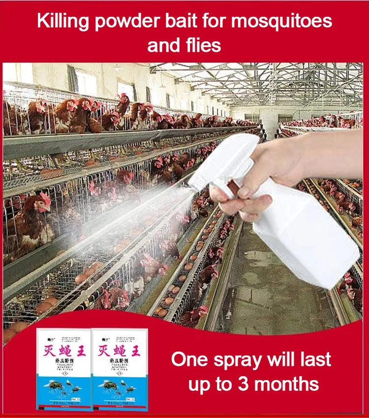 Universal Safe Fly Control Powder Agent (Buy 1 Get 1 FREE) + FREE Spray Bottle Included