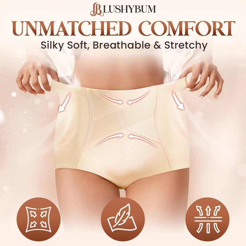 Leak-Proof High-Waisted Tummy Control Panty 3D Butt Lifting Effect (Buy 2 Get 2 Free)