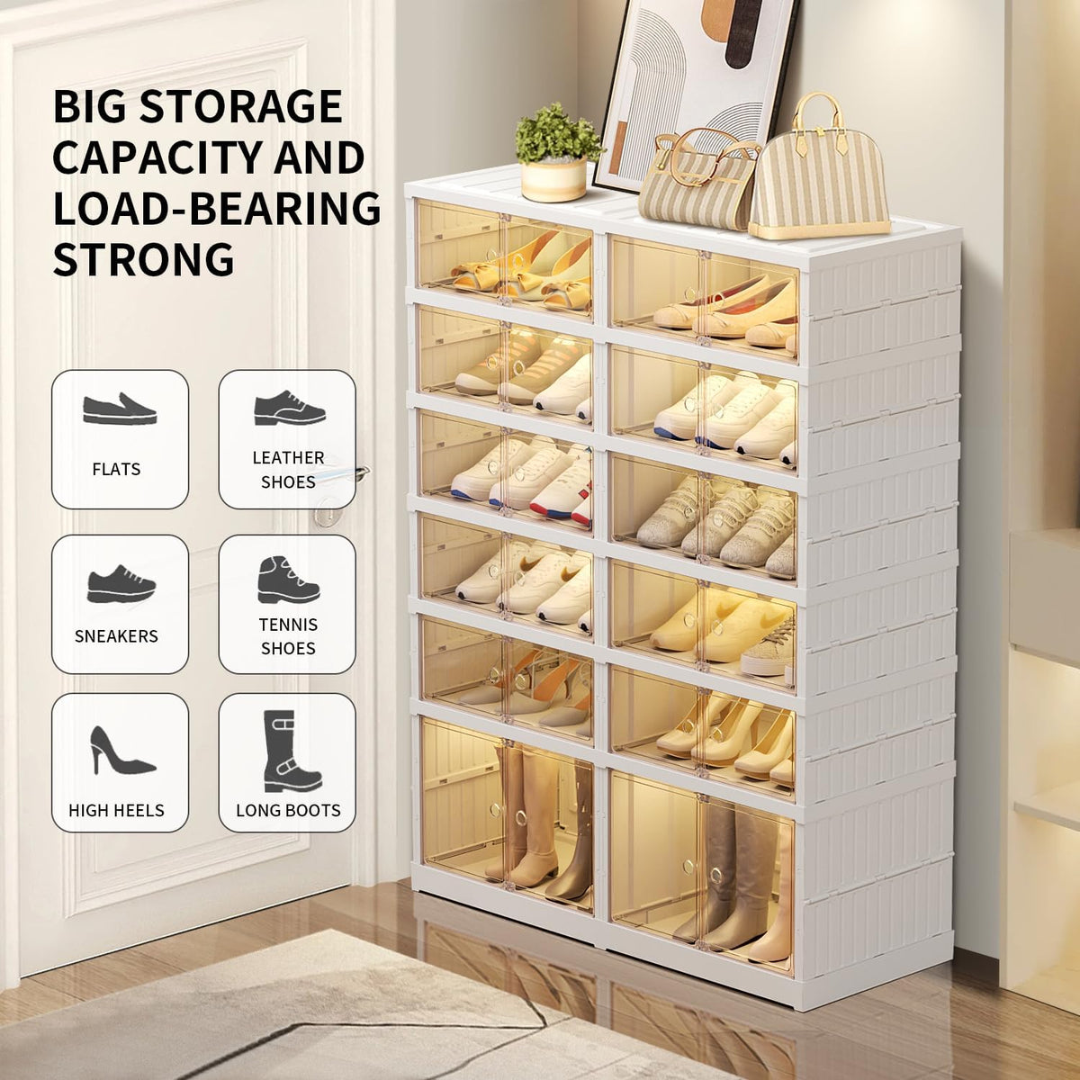 🔥Premium Shoe Rack Shelf 8 Layer | BOGO & 5-Year Warranty!
