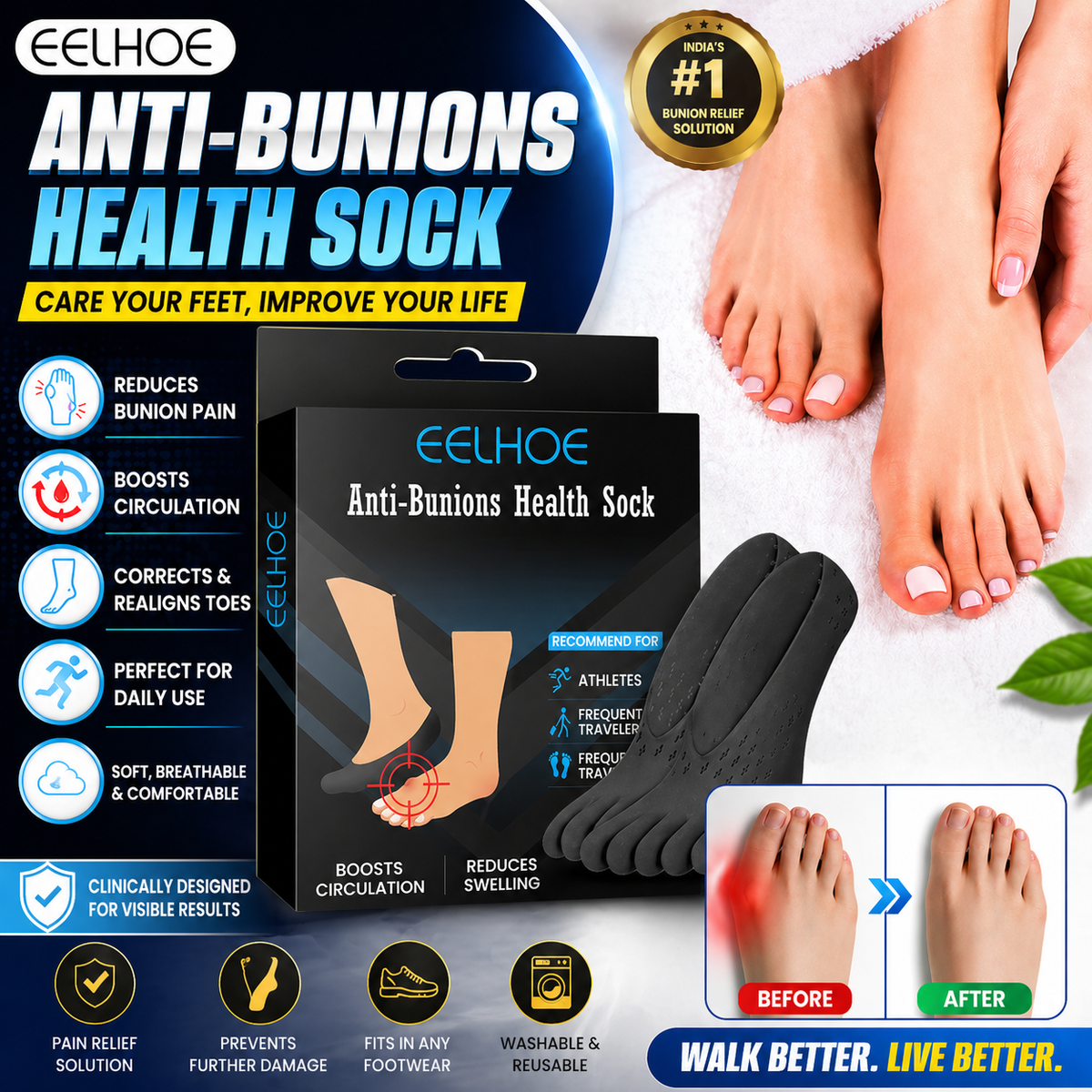 Orthopedic Bunion Relief Socks (Buy 1 Get 1 FREE)