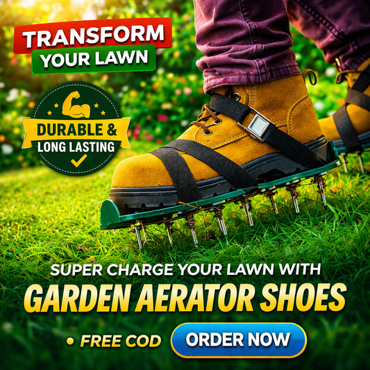 Adjustable Garden Lawn Aerator Sandals