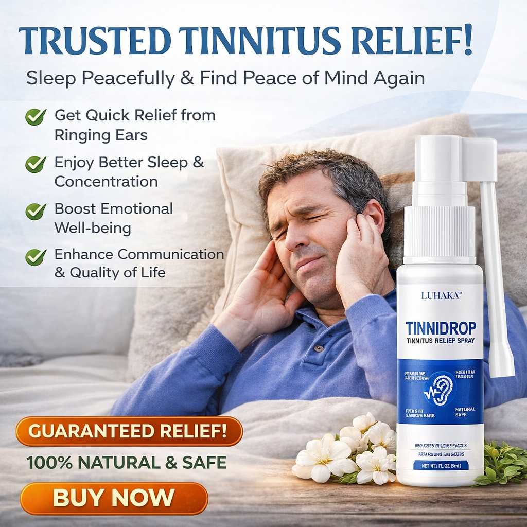 TinniDrop Tinnitus Relief Spray (Buy 1 Get 1 FREE)