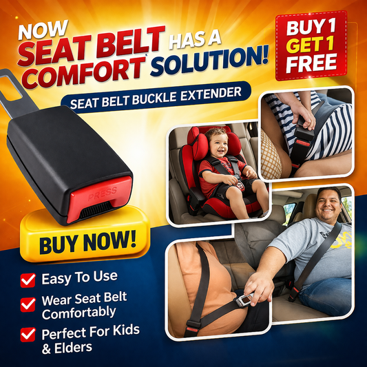 Car Seat Belt Extension Clips (Buy 1 Get 1 FREE)