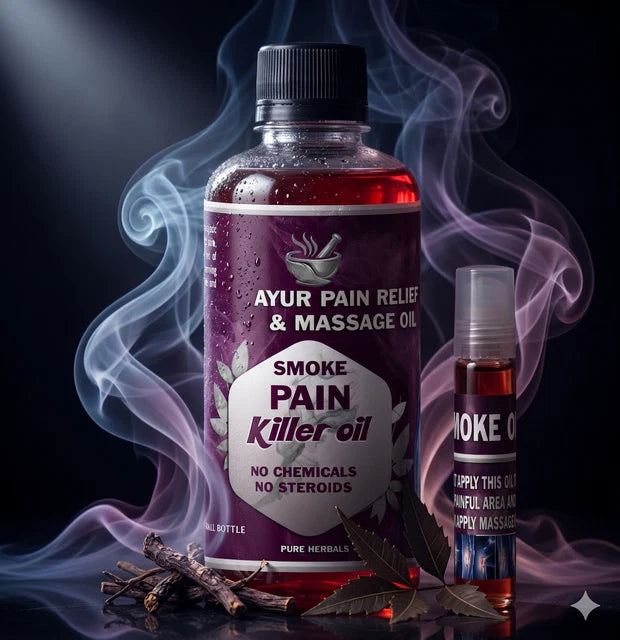 Smoke Pain Relief & Massage Oil - 100% Working 🌿