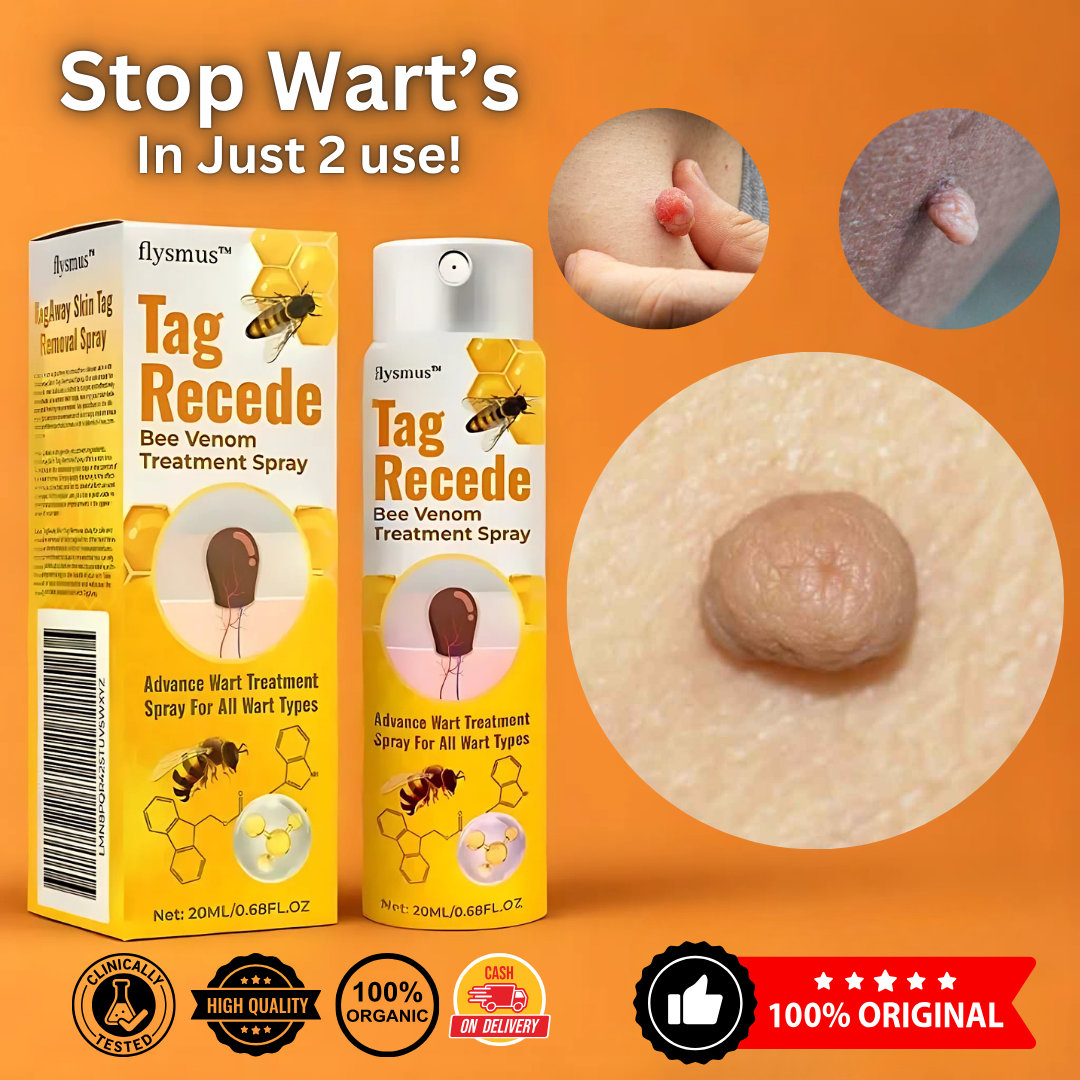 Original Bee Venom Wart & Skin Tag Remover Spray -(Buy 1 Get 1 FREE🔥🔥)