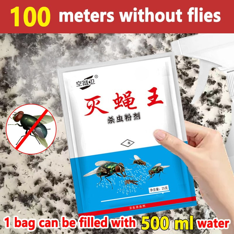 Universal Safe Fly Control Powder Agent (Buy 1 Get 1 FREE) + FREE Spray Bottle Included