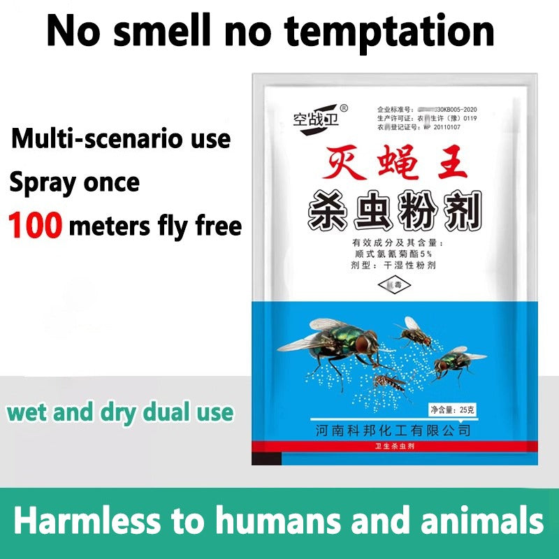 Universal Safe Fly Control Powder Agent (Buy 1 Get 1 FREE) + FREE Spray Bottle Included